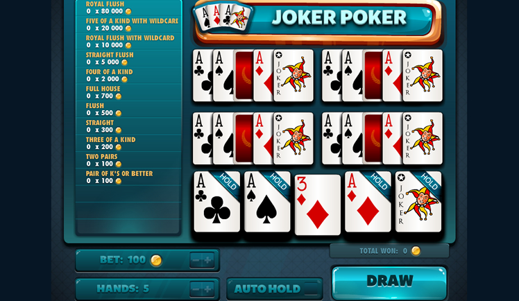 joker poker video poker